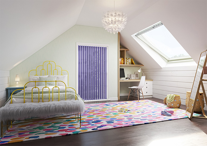 Trinity (Blackout), Royal Blue - Vertical Blind - Image 7